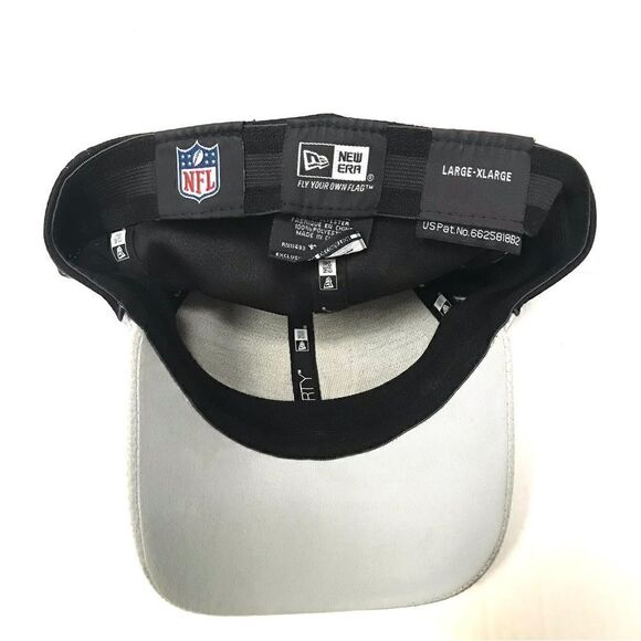 New Era 39Thirty NFL Raiders flex fit baseball cap L/XL - Picture 5 of 7